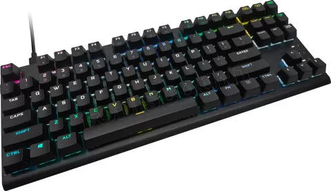 Photo de Clavier Gamer mécanique (Corsair OPX) Corsair K60 Pro TKL RGB (Noir)