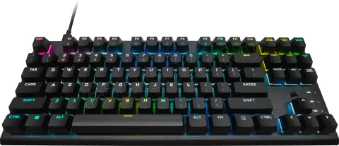 Photo de Clavier Gamer mécanique (Corsair OPX) Corsair K60 Pro TKL RGB (Noir)