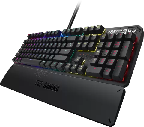 Photo de Clavier Gamer mécanique (Kailh Brown) Asus Tuf Gaming K3 RGB (Noir)