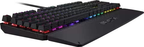 Photo de Clavier Gamer mécanique (Kailh Brown) Asus Tuf Gaming K3 RGB (Noir)