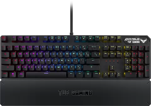 Photo de Clavier Gamer mécanique (Kailh Brown) Asus Tuf Gaming K3 RGB (Noir)