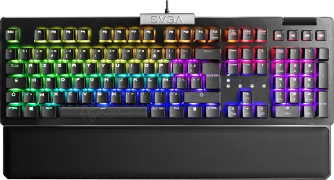 Photo de Clavier Gamer mécanique (Kailh Silver) EVGA Z15 RGB (Noir)