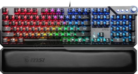 Photo de Clavier Gamer mécanique (MSI Sonic Red) MSI Vigor GK71 Sonic RGB (Noir)