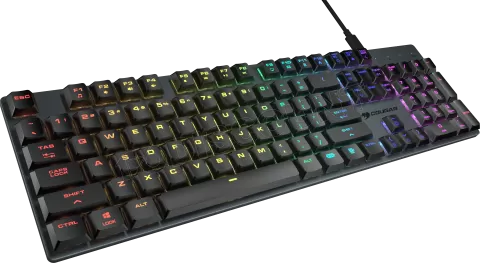 Photo de Clavier Gamer mécanique (Optical Switch Red) Cougar Luxlim RGB (Noir)