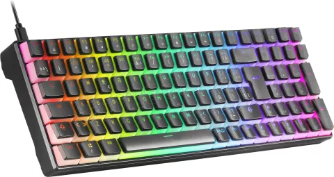 Photo de Clavier Gamer mécanique (Outemu Blue Switch) Mars Gaming MKUltra RGB (Noir)