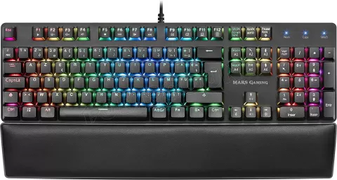 Photo de Clavier Gamer mécanique (Outemu Red Switch) Mars Gaming MK5 RGB (Noir)