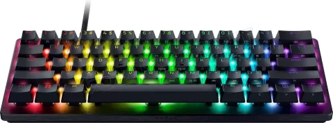 Photo de Clavier Gamer mécanique (Razer Optical) Razer Huntsman V3 Pro Mini RGB (Noir)