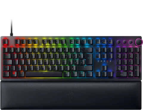 Photo de Clavier Gamer mécanique (Razer Optical Switch Purple) Razer Huntsman V2 RGB (Noir)