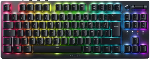 Photo de Clavier Gamer mécanique (Razer Optical Switch Purple) Razer Huntsman V2 TKL RGB (Noir)