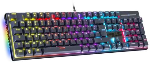 Photo de Clavier Gamer mécanique (Red switch) Spirit of Gamer Xpert K250 RGB (Noir)