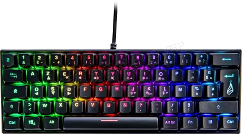 Photo de Clavier Gamer mécanique (Red Switch) Verbatim SureFire KingPin M1 RGB (Noir)