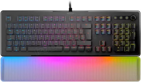 Photo de Clavier Gamer mécanique (Roccat Titan II Tactile Brown) Roccat Vulcan II Max RGB (Noir)