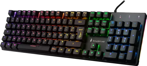 Photo de Clavier Gamer mécanique Verbatim SureFire KingPin M2 RGB (Noir)