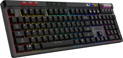 Photo de Clavier Gamer sans fil Bluetooth mécanique MSI Strike Pro Silent RGB (Noir)
