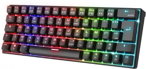 Photo de Clavier Gamer sans fil Bluetooth mécanique (Red Switch) Spirit of Gamer Xpert K200 TKL RGB (Noir)