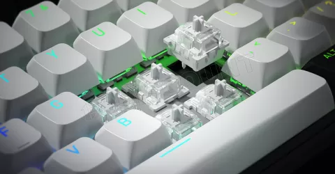 Photo de Clavier Gamer sans fil magnétique (Hator Aurum Linear) Hator Skyfall 80 Mag Ultima 8K TKL RGB (Noir)