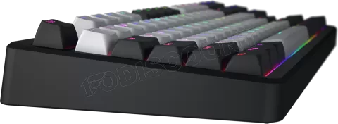 Photo de Clavier Gamer sans fil mécanique (Hator Aurum Linear) Hator Rockfall 3 TKL RGB (Noir)