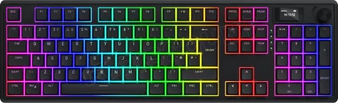 Photo de Clavier Gamer sans fil mécanique (Hator Aurum Linear) Hator Skyfall 100 Pro RGB (Noir)