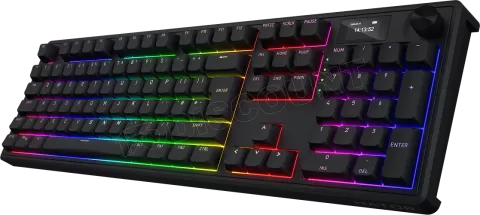 Photo de Clavier Gamer sans fil mécanique (Hator Aurum Linear) Hator Skyfall 100 Pro RGB (Noir)