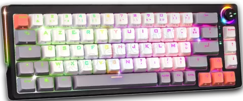 Photo de Clavier Gamer sans fil mécanique (Red Switch) Spirit of Gamer Xpert K600 TKL RGB (Noir)