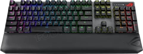 Photo de Clavier Gamer sans fil mécanique (Rog NX Red) Asus Rog Strix Scope NX Deluxe RGB (Noir)