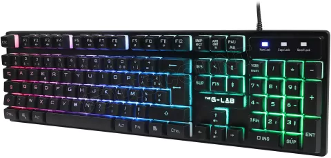 Photo de Clavier Gamer The G-Lab Keyz Caesium RGB (Noir)