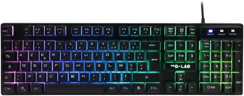 Photo de Clavier Gamer The G-Lab Keyz Caesium RGB (Noir)