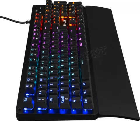 Photo de Clavier Gamer The G-Lab Keyz Carbon Ex RGB (Noir)