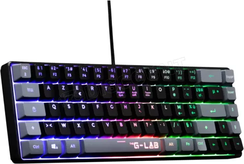 Photo de Clavier Gamer The G-Lab Keyz Hydrogen BKG RGB (Noir)