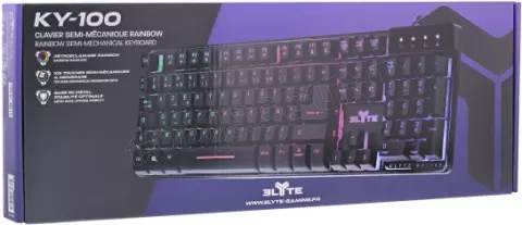 Photo de Clavier Gamer T'nB Elyte KY-100 RGB (Noir)