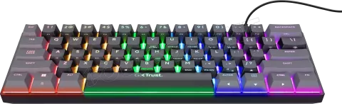 Photo de Clavier Gamer Trust GXT 867 Acira 60 Mini RGB (Noir)