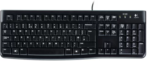 Photo de Clavier Logitech K120 Qwerty USB (OEM) (Noir)