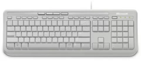 Photo de Clavier Microsoft Wired Keyboard 600 USB (Blanc)