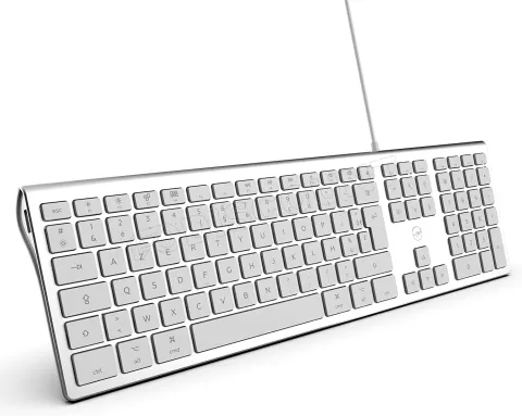 Photo de Clavier Mobility Lab + 2 ports USB compatible Mac (Gris)