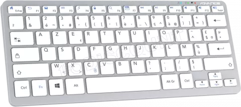 Photo de Clavier sans fil Bluetooth Advance SmartKeys Plus (Gris)