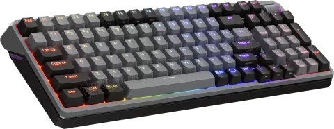 Photo de Clavier sans fil Bluetooth mécanique (Kailh Box V2 Red) Cooler Master MK770 RGB (Gris)