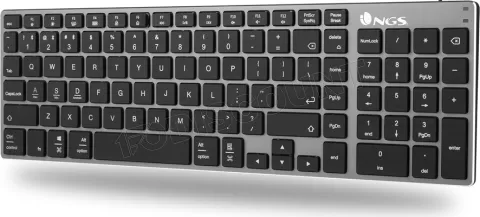 Photo de Clavier sans fil Bluetooth NGS Fortune-BT (Noir/Gris)