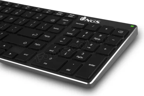 Photo de Clavier sans fil Bluetooth NGS Fortune-BT (Noir/Gris)