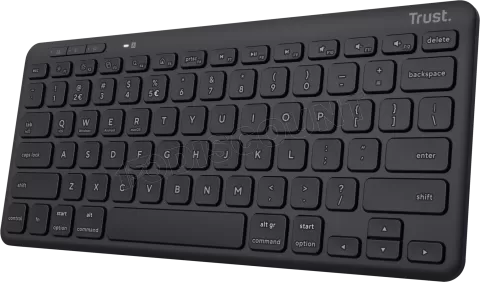 Photo de Clavier sans fil Bluetooth Trust Lyra (Noir)