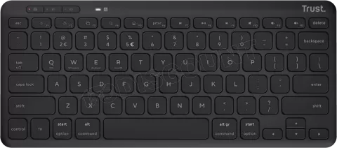 Photo de Clavier sans fil Bluetooth Trust Lyra (Noir)