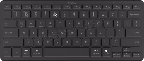 Photo de Clavier sans fil Bluetooth Trust Nado II (Noir)