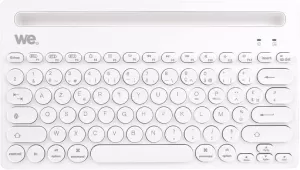 Photo de Clavier sans fil Bluetooth WE pour tablettes & smarphones (Blanc)