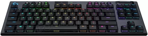 Photo de Clavier sans fil Gamer Logitech G915 TKL RGB (Noir)