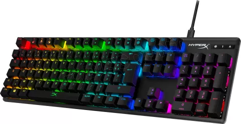 Photo de Clavier sans fil Gamer mécanique (HyperX Red) HyperX Alloy Origins RGB (Noir)