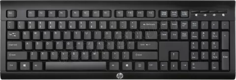 Photo de Clavier sans fil HP K2500 (Noir)