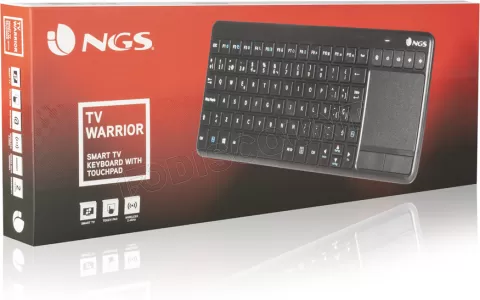 Photo de Clavier sans fil NGS TV Warrior (Noir)