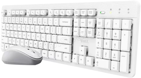 Photo de Clavier sans fil Trust Ody II  (Blanc)