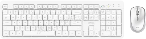 Photo de Clavier sans fil Trust Ody II  (Blanc)
