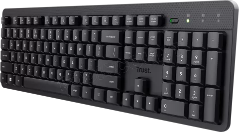 Photo de Clavier sans fil Trust Ody II (Noir)