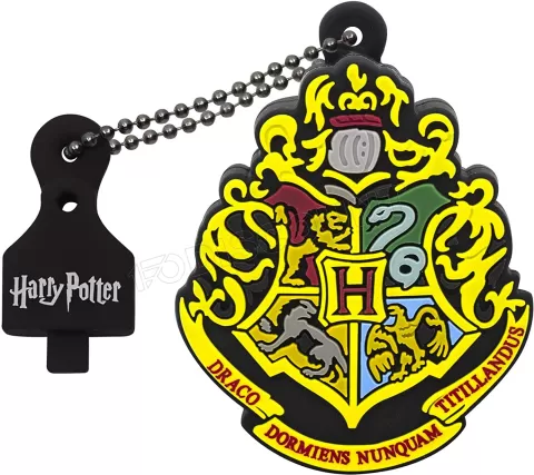 Photo de Clé USB 2.0 Emtec Blason Harry Potter Poufsouffle - 16Go (Jaune)